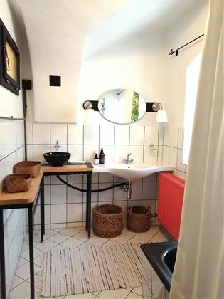 Shared bathroom with shower
