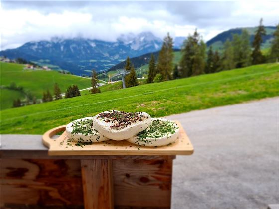 Käseherstellung auf unserer Alm
