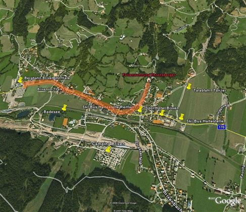 Lageplan Ferienwohnung Ehrensberger