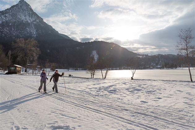 Langlaufloipe um den Thiersee