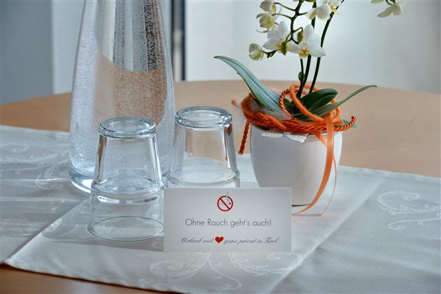 Pension Appartement Hödner Ebbs Nichtraucherschild