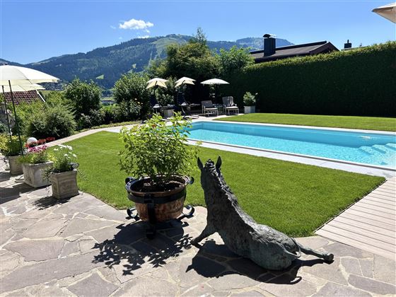 Pool mit Salz Wasser