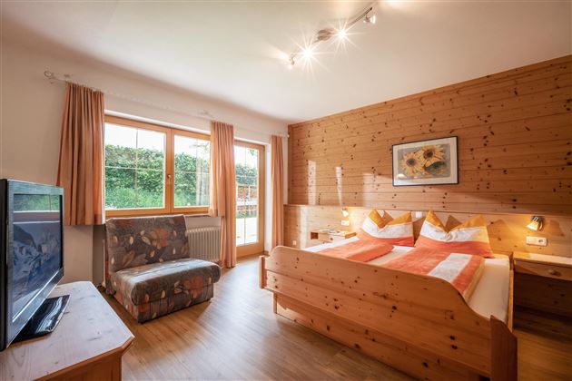 Schlafzimmer Apartment Scheffauerblick
