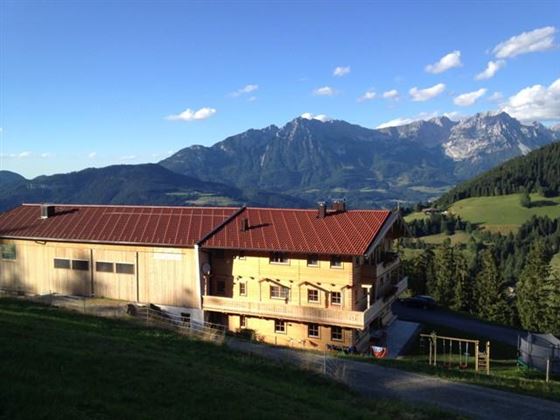 Sommer Aussicht Wilder Kaiser