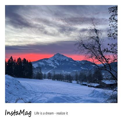Sonnenaufgang Kitzbüheler Horn vom Balkon