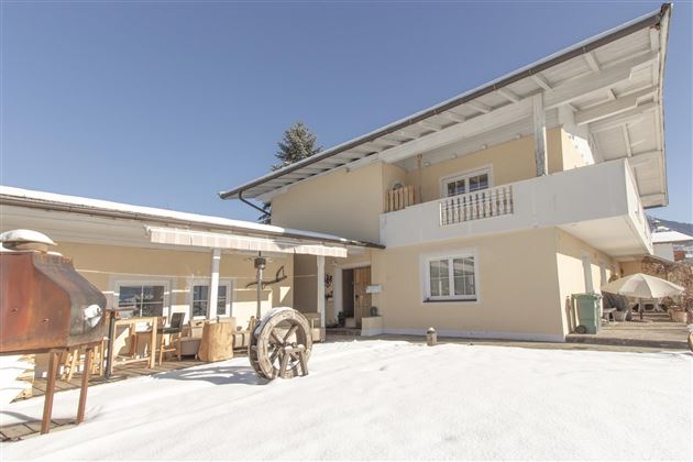 Terrasse Garten Ambiento Tirol Apartment Ferienwoh