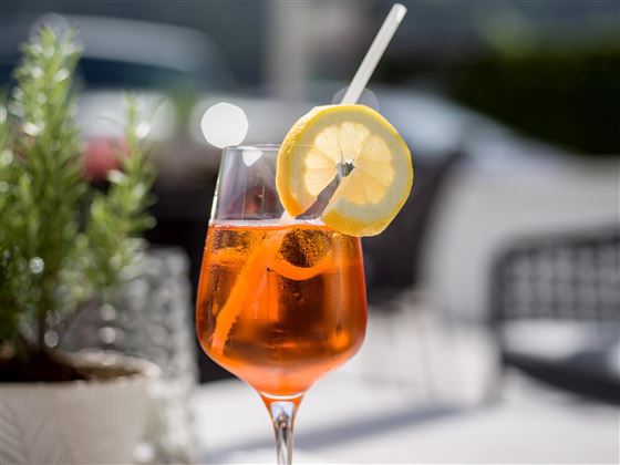 Terrasse Hotel Glockenstuhl in Westendorf