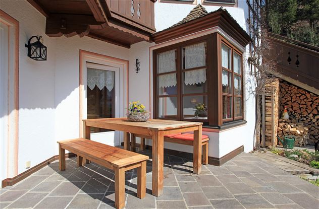Terrasse im Frühling