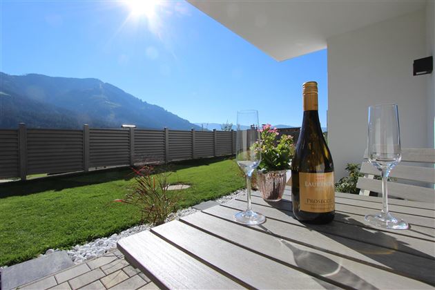 Terrasse im Sommer