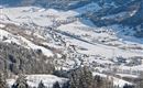 Ausblick auf Brixen im Thale im Winter