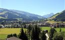 View in the village and the mountains