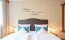Bett im Doppelzimmer