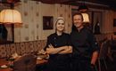 Christian and his daughter Lisa, the chefs in the kitchen