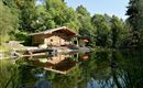 Hattenhof Schwoich Hütte am Teich
