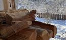 Haus am Bach - im Winter