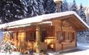 Hütte Waldzeit, Hausansicht Winter