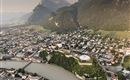 Luftansicht Kufstein mit der Festung