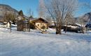 Spielplatz im Winter