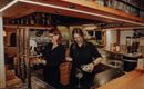 Tanja and Sabrina in the restaurant