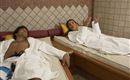 Wasserbetten im Wellnessbereich