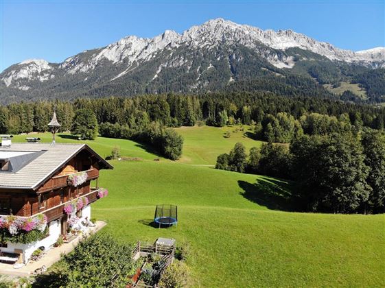 Traumhafter Ausblick zum Wilden Kaiser