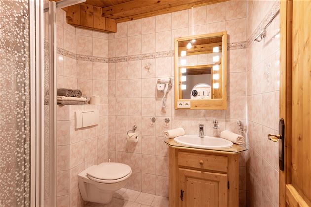 WC/Dusche Kaminstüberl