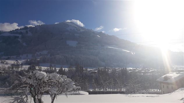 Winter Aussicht zur Choralpe