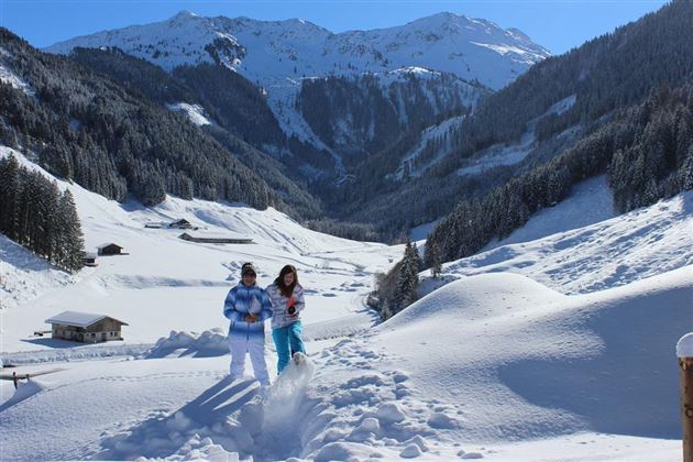 Winter bei der Ursteinhütte Kelchsau Kitzbuhl Alps
