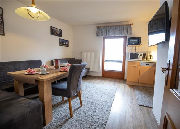 Wohnküche im großen Appartement