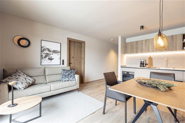 Wohnraum Ferienwohnung mit 2 Schlafzimmern